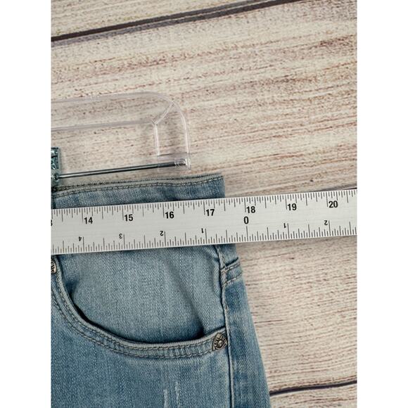 Kut from the Kloth Katy Boyfriend Distressed Jeans Women's‎ 12 Blue Light Wash - Picture 11 of 13